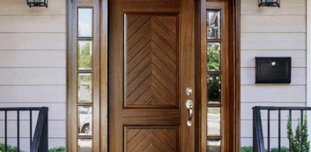 Pictured is a Manchester wood door by DSA Doors.