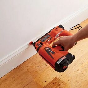 paslode nail gun installing floor trim